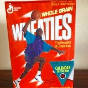 Michael Jordan Chicago Bulls 1991 Rare Flight Club Wheaties Box